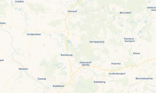 Regenradar Vorschaubild - Aktuelle Niederschläge in Kleinnaundorf und Umgebung