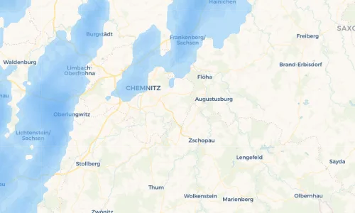 Regenradar Vorschaubild - Aktuelle Niederschläge in Kleinolbersdorf und Umgebung