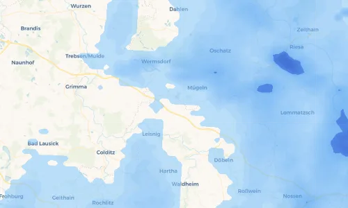 Regenradar Vorschaubild - Aktuelle Niederschläge in Kleinpelsen und Umgebung