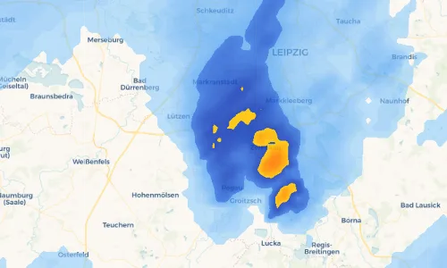 Regenradar Vorschaubild - Aktuelle Niederschläge in Kleinschkorlopp und Umgebung