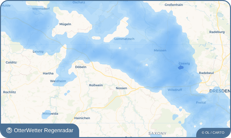 Wetter-Widget-Vorschau mit Vorhersagedaten für Klessig