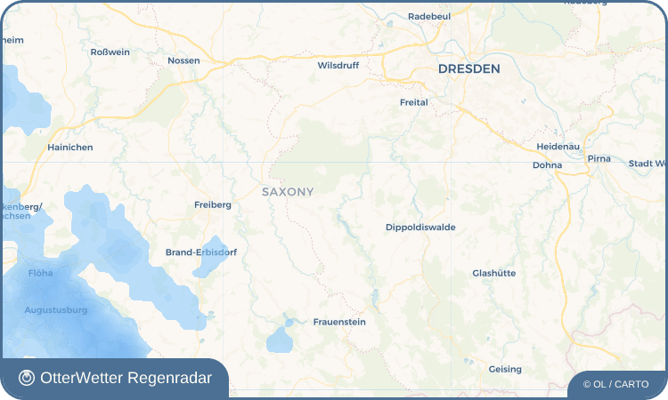 OtterWetter Regenradar-Widget Klingenberg