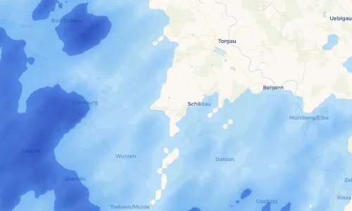 Regenradar Vorschaubild - Aktuelle Niederschläge in Kobershain und Umgebung