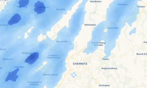 Regenradar Vorschaubild - Aktuelle Niederschläge in Köthensdorf-Reitzenhain und Umgebung