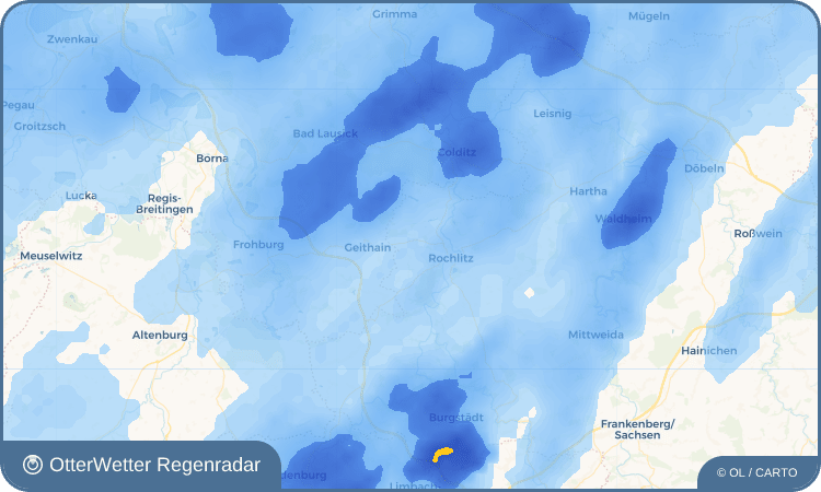 Wetter-Widget-Vorschau mit Vorhersagedaten für Köttwitzsch