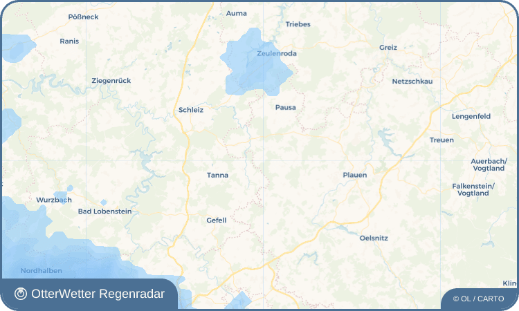 OtterWetter Regenradar-Widget Kornbach