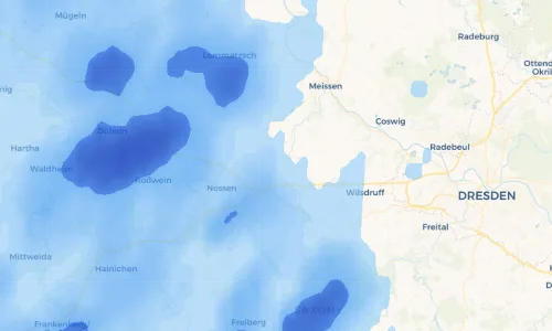 Regenradar Vorschaubild - Aktuelle Niederschläge in Kottewitz und Umgebung