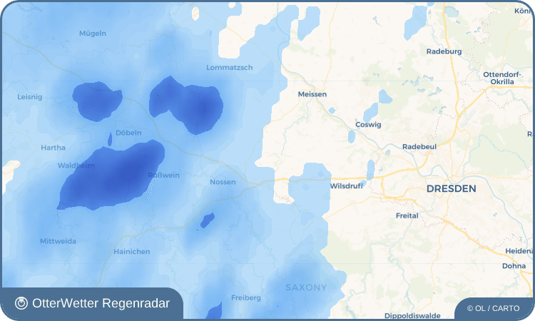 Widget-Vorschau für Kottewitz Wetter-Widget-Vorschau mit Vorhersagedaten für Kottewitz