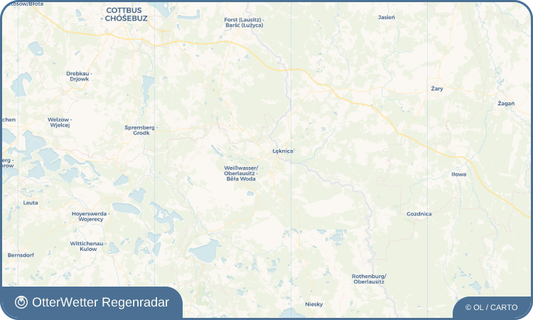 OtterWetter Regenradar-Widget Krauschwitz - Krušwica