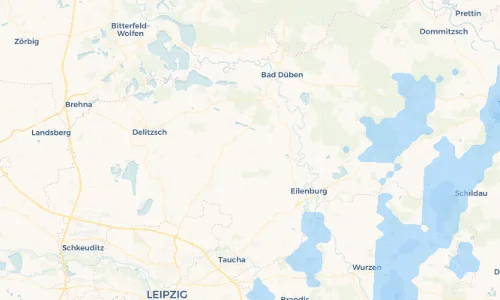 Regenradar Vorschaubild - Aktuelle Niederschläge in Krippehna und Umgebung