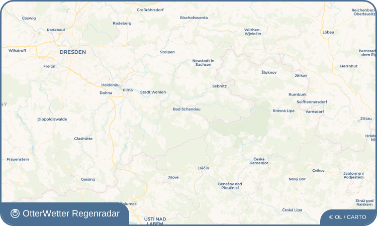 OtterWetter Regenradar-Widget Krippen