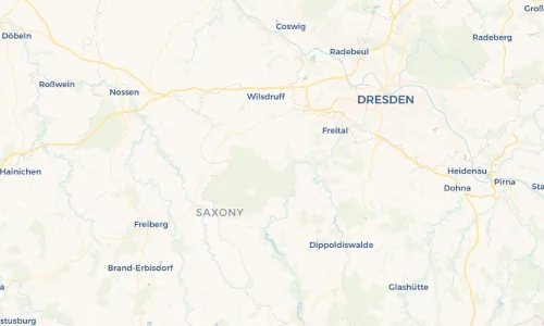 Regenradar Vorschaubild - Aktuelle Niederschläge in Kurort Hartha und Umgebung