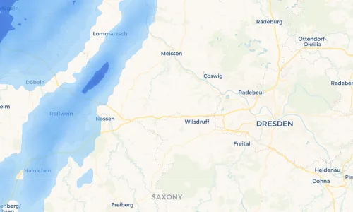 Regenradar Vorschaubild - Aktuelle Niederschläge in Lampersdorf und Umgebung