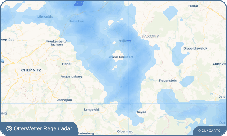 Widget-Vorschau für Langenau Wetter-Widget-Vorschau mit Vorhersagedaten für Langenau