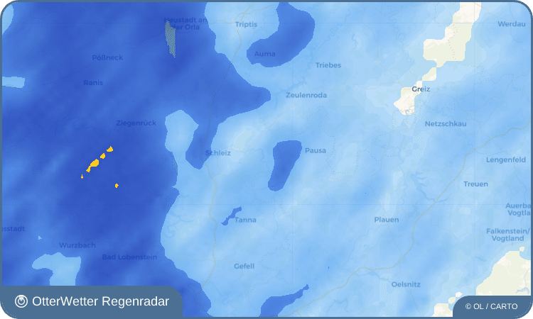 Wetter-Widget-Vorschau mit Vorhersagedaten für Langenbuch