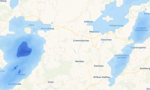 Regenradar Vorschaubild - Aktuelle Niederschläge in Langenreinsdorf und Umgebung