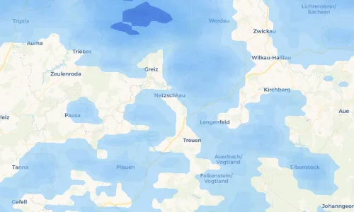 Regenradar Vorschaubild - Aktuelle Niederschläge in Lauschgrün und Umgebung