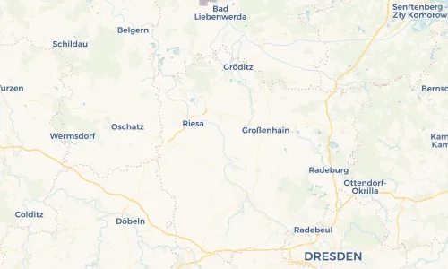 Regenradar Vorschaubild - Aktuelle Niederschläge in Leckwitz und Umgebung