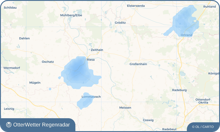 OtterWetter Regenradar-Widget Leckwitz