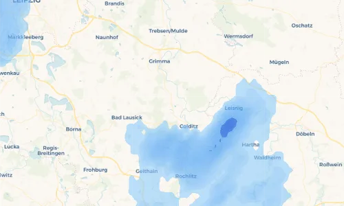 Regenradar Vorschaubild - Aktuelle Niederschläge in Leisenau und Umgebung