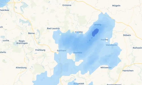 Regenradar Vorschaubild - Aktuelle Niederschläge in Leutenhain und Umgebung