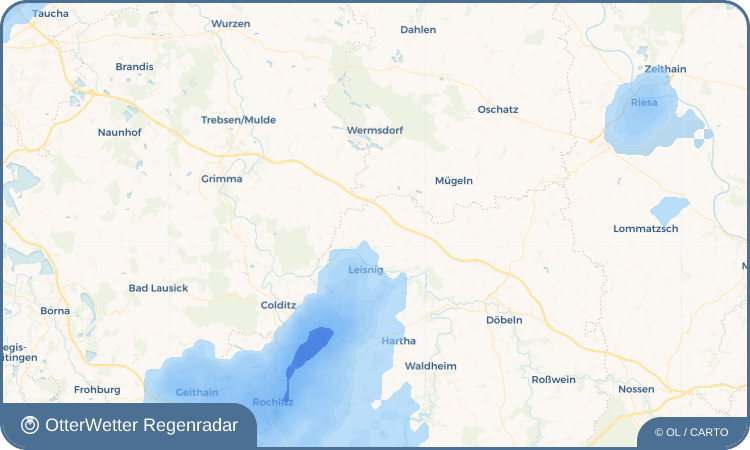 Wetter-Widget-Vorschau mit Vorhersagedaten für Leuterwitz