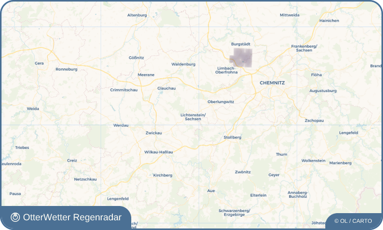 OtterWetter Regenradar-Widget Lichtenstein/Sachsen