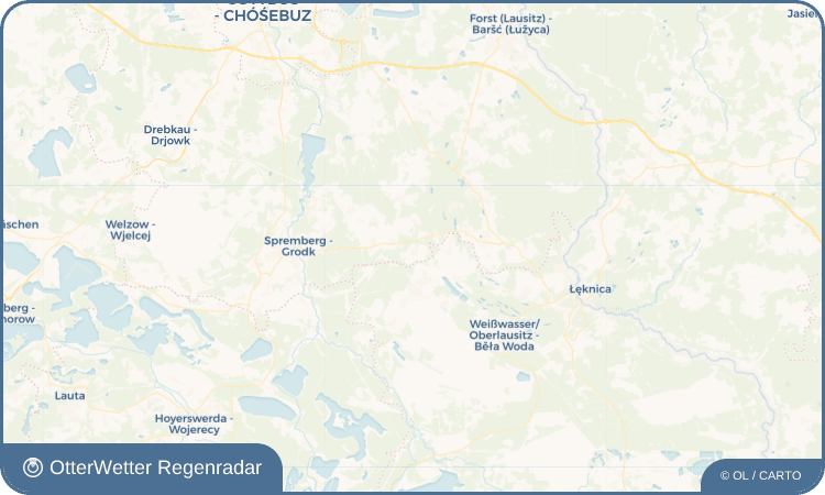 OtterWetter Regenradar-Widget Lieskau - Lěsk