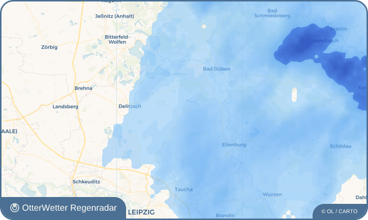 Wetter-Widget-Vorschau mit Vorhersagedaten für Lindenhayn
