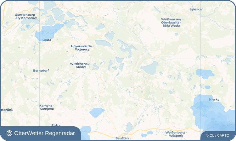 OtterWetter Regenradar-Widget Litschen - Złyčin