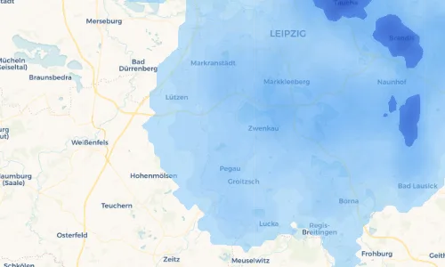 Regenradar Vorschaubild - Aktuelle Niederschläge in Löben und Umgebung