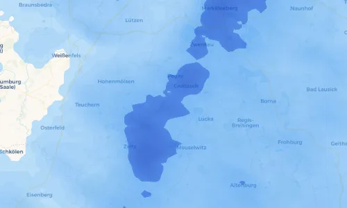 Regenradar Vorschaubild - Aktuelle Niederschläge in Löbnitz-Bennewitz und Umgebung