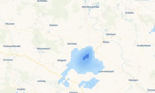 Regenradar Vorschaubild - Aktuelle Niederschläge in Lonnewitz und Umgebung