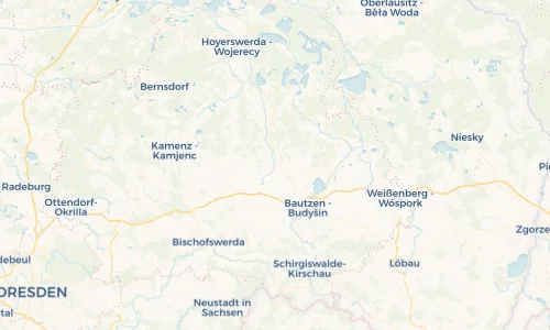 Regenradar Vorschaubild - Aktuelle Niederschläge in Luga - Łuh und Umgebung