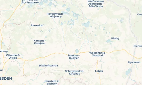 Regenradar Vorschaubild - Aktuelle Niederschläge in Luppa - Łupoj und Umgebung