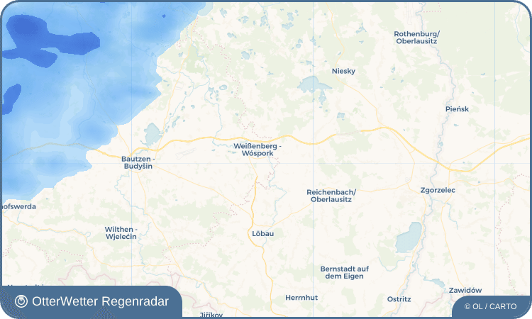 OtterWetter Regenradar-Widget Maltitz - Malećicy