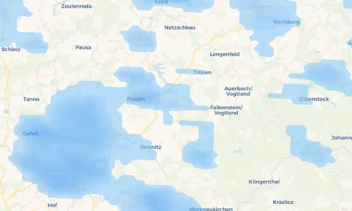Regenradar Vorschaubild - Aktuelle Niederschläge in Mechelgrün und Umgebung
