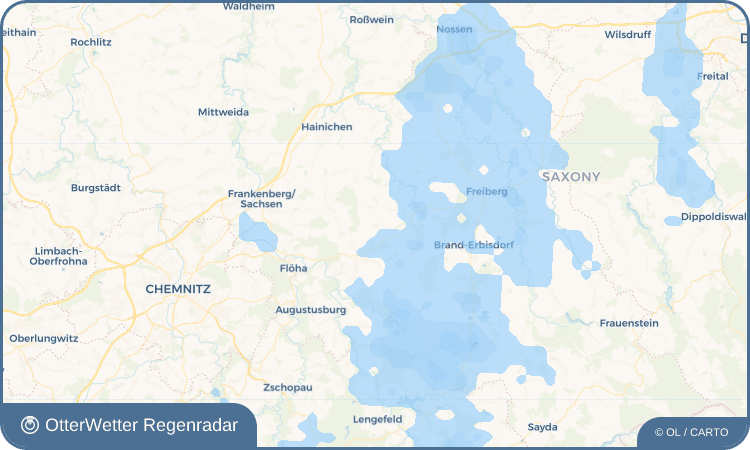OtterWetter Regenradar-Widget Memmendorf
