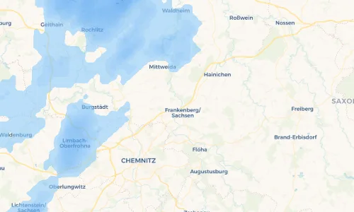 Regenradar Vorschaubild - Aktuelle Niederschläge in Merzdorf und Umgebung