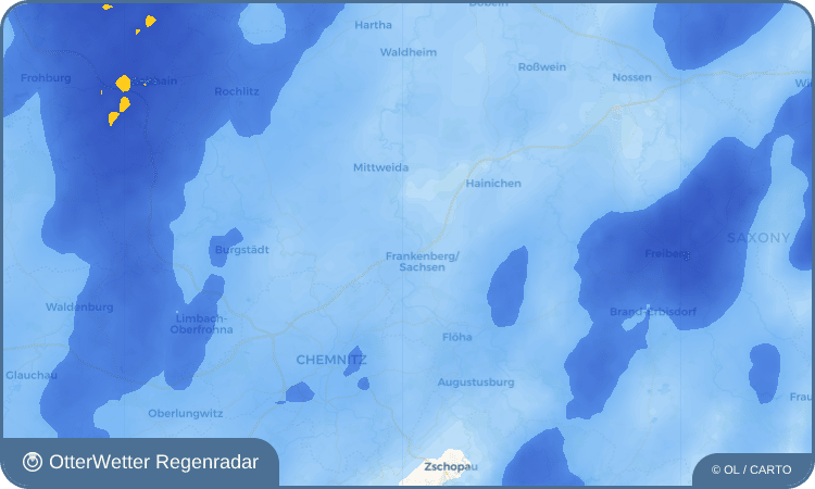 OtterWetter Regenradar-Widget Merzdorf