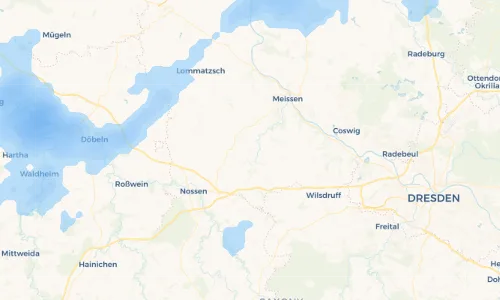Regenradar Vorschaubild - Aktuelle Niederschläge in Miltitz und Umgebung