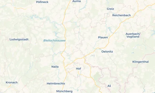 Regenradar Vorschaubild - Aktuelle Niederschläge in Mißlareuth und Umgebung