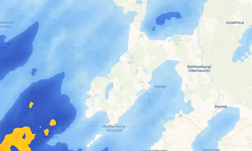 Regenradar Vorschaubild - Aktuelle Niederschläge in Mücka - Mikow und Umgebung