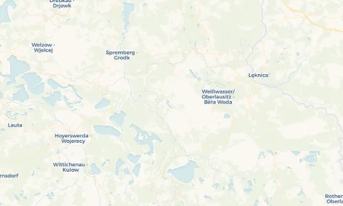 Regenradar Vorschaubild - Aktuelle Niederschläge in Mühlrose - Miłoraz und Umgebung