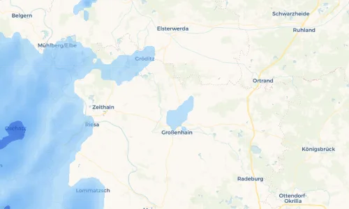 Regenradar Vorschaubild - Aktuelle Niederschläge in Nasseböhla und Umgebung