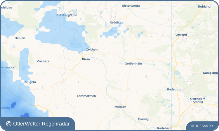 Widget-Vorschau für Naundörfchen Wetter-Widget-Vorschau mit Vorhersagedaten für Naundörfchen