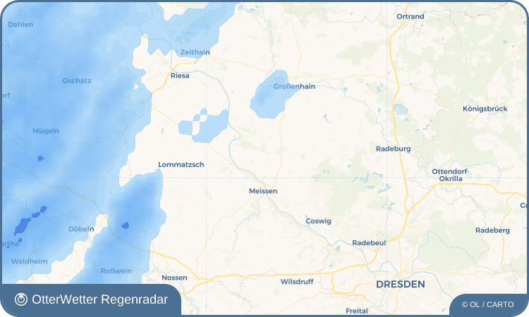 Widget-Vorschau für Naundörfel Wetter-Widget-Vorschau mit Vorhersagedaten für Naundörfel