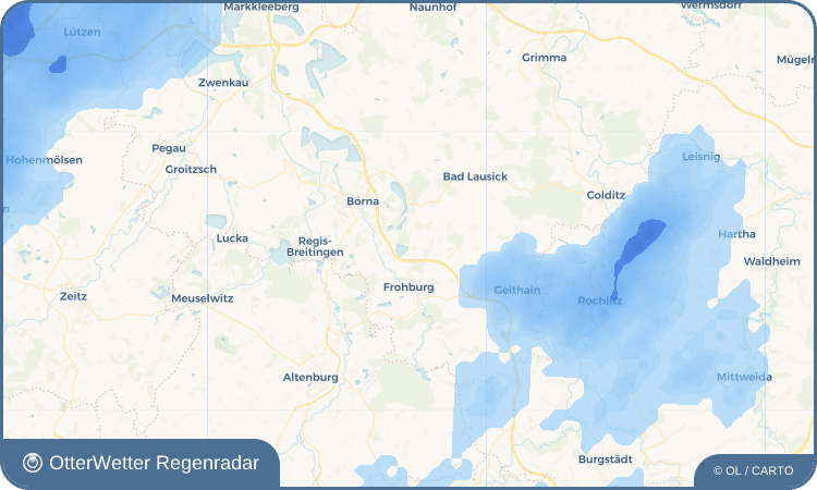 OtterWetter Regenradar-Widget Nenkersdorf