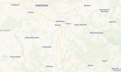 Regenradar Vorschaubild - Aktuelle Niederschläge in Nentmannsdorf und Umgebung