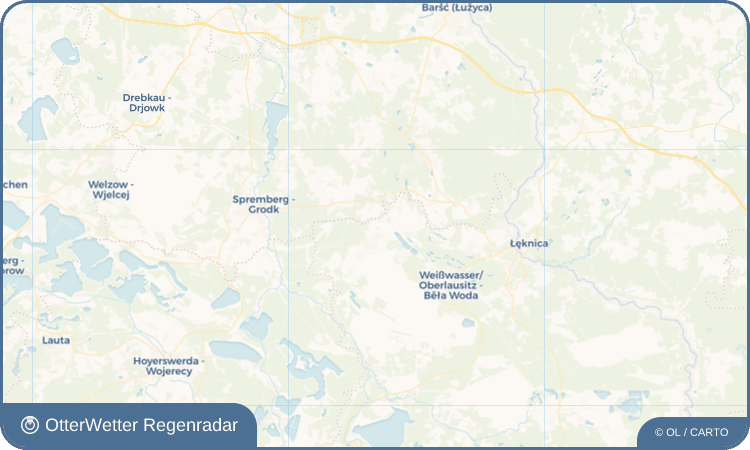 OtterWetter Regenradar-Widget Neu-Mühlrose - Nowy Miłoraz